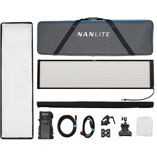 Nanlite PavoSlim 240CL ultra-thin RGBWW LED panel light with high-output soft illumination
