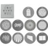 Nanlux AS-GB-A-SET1 – NL Mount Gobo Set (Set 1)