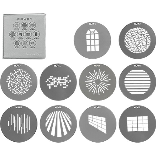 Nanlux AS-GB-A-SET1 – NL Mount Gobo Set (Set 1)