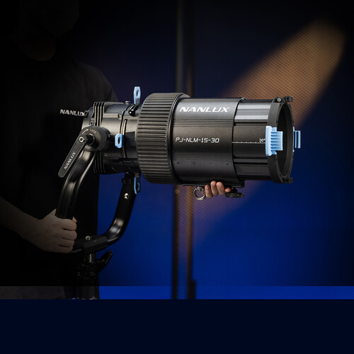 Nanlux PJ-NLM-15-30 NL Mount projection attachment with 15°–30°