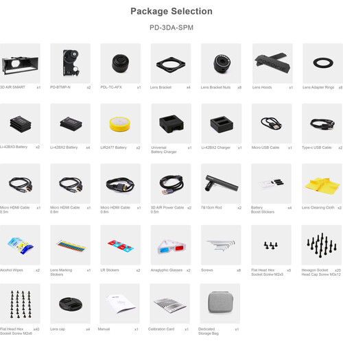 3D AIR SMART MINI Kit with LiDAR Autofocus Tracking (PD-3DA-SPM) - PDMOVIE