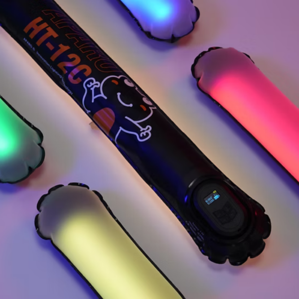 Buy the Aparo HT-12C RGBWW LED Tube Light featuring full-color control, high CRI/TLCI accuracy, cinematic lighting effects, app control, and portable professional lighting performance.