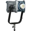 Nanlux Evoke 600C professional RGBLAC LED spotlight featuring 1800K–20000K CCT range, advanced wireless DMX control, high CRI/TLCI colour accuracy, and cinematic lighting performance for film and studio production.
