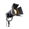 Nanlux FL-28 Fresnel Lens professional NL-mount optical attachment featuring adjustable 17°–43° beam control, enhanced cinematic light shaping, and lightweight portable design for Evoke series LED fixtures.