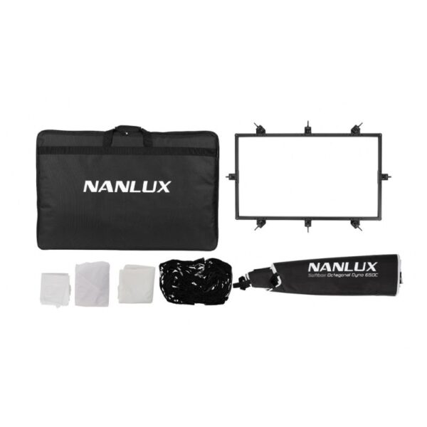 Nanlux Dyno 650C Octagonal Softbox designed for soft, flattering lighting with natural catchlights.