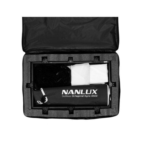 Nanlux Dyno 650C Octagonal Softbox designed for soft, flattering lighting with natural catchlights.