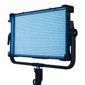 Nanlux Dyno 650C RGBW LED soft panel light with full color control, high output, and soft diffusion. Ideal for film, broadcast, studio, and commercial lighting applications with professional DMX and CRMX control.