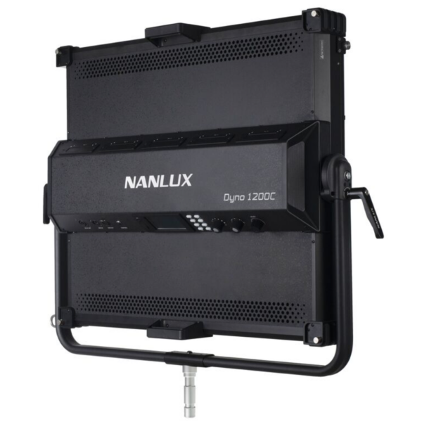 Nanlux Dyno 1200C high-output RGBW LED soft panel light for professional film, broadcast, and virtual production.