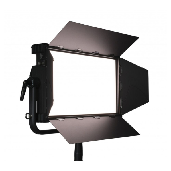 Nanlux Dyno 650C RGBW LED soft panel light with full color control, high output, and soft diffusion. Ideal for film, broadcast, studio, and commercial lighting applications with professional DMX and CRMX control.