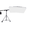 Inflatable 1350W LED soft light with 240×124cm panel, 2500K–6500K bi-color, DMX control & app support. Perfect for film & studio production.