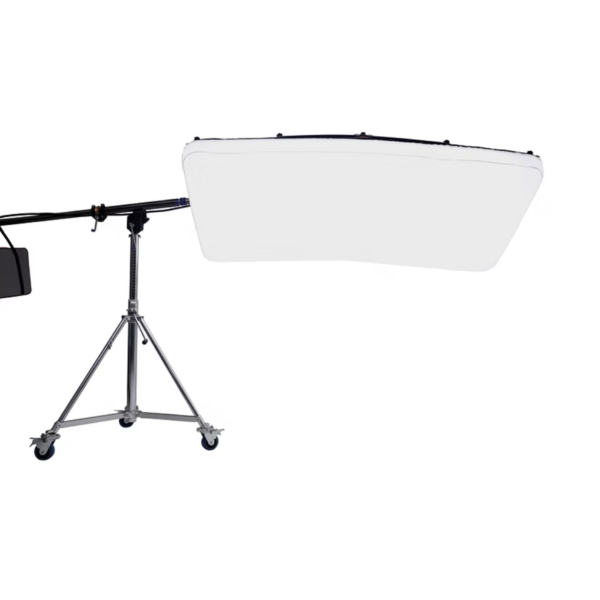 Inflatable 1350W LED soft light with 240×124cm panel, 2500K–6500K bi-color, DMX control & app support. Perfect for film & studio production.